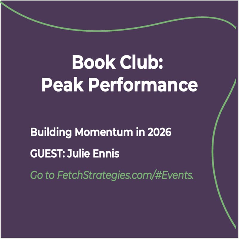 Cover Image for Book Club: Peak Performance Building Momentum in 2026 with Julie Ennis