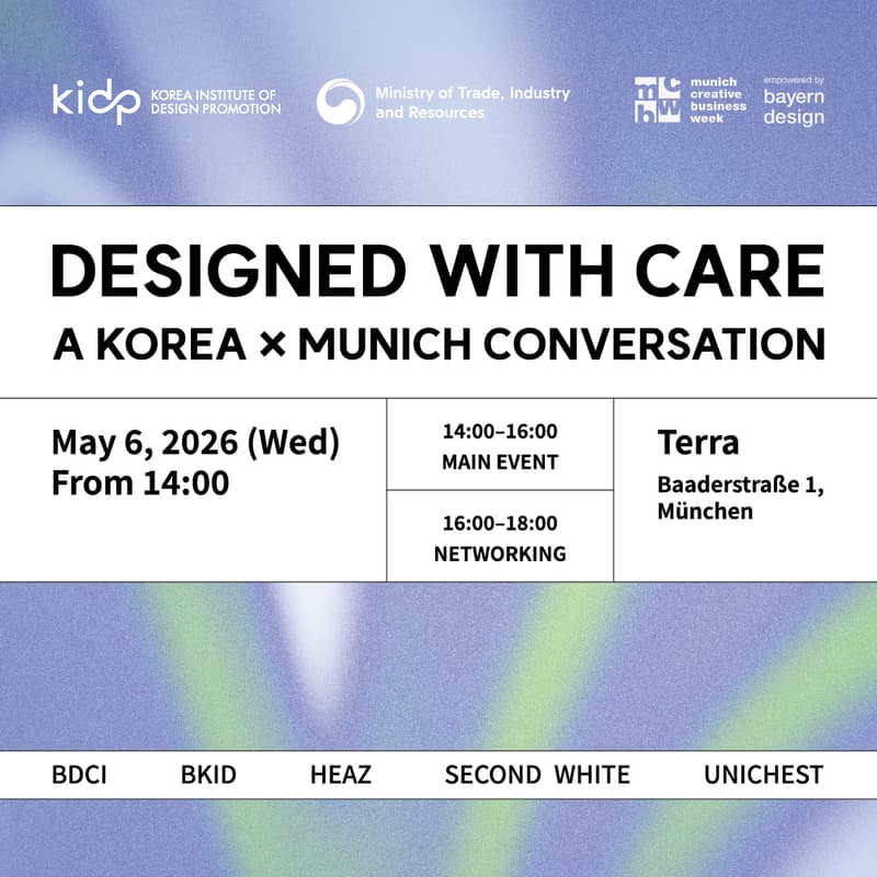 Cover Image for Designed with Care — A Korea × Munich Conversation