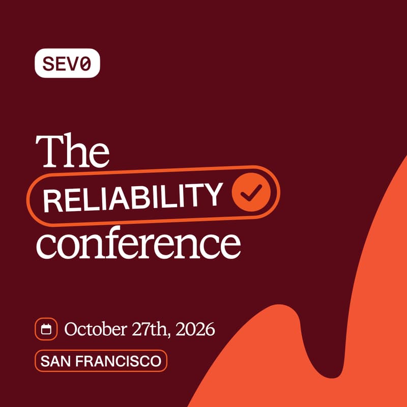 Cover Image for SEV0 - The reliability conference (SF)