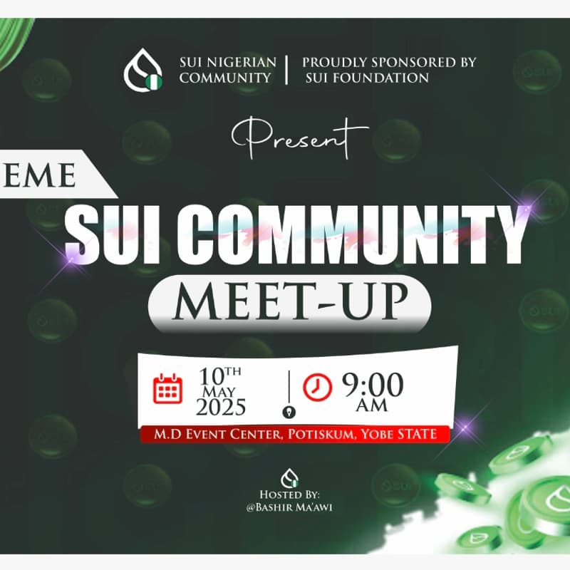 Cover Image for SUI COMMUNITY MEET-UP YOBE STATE