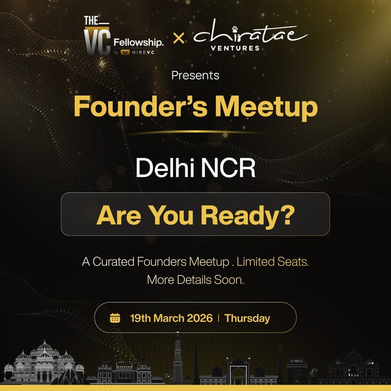 Cover Image for The VC Fellowship X Chiratae Ventures