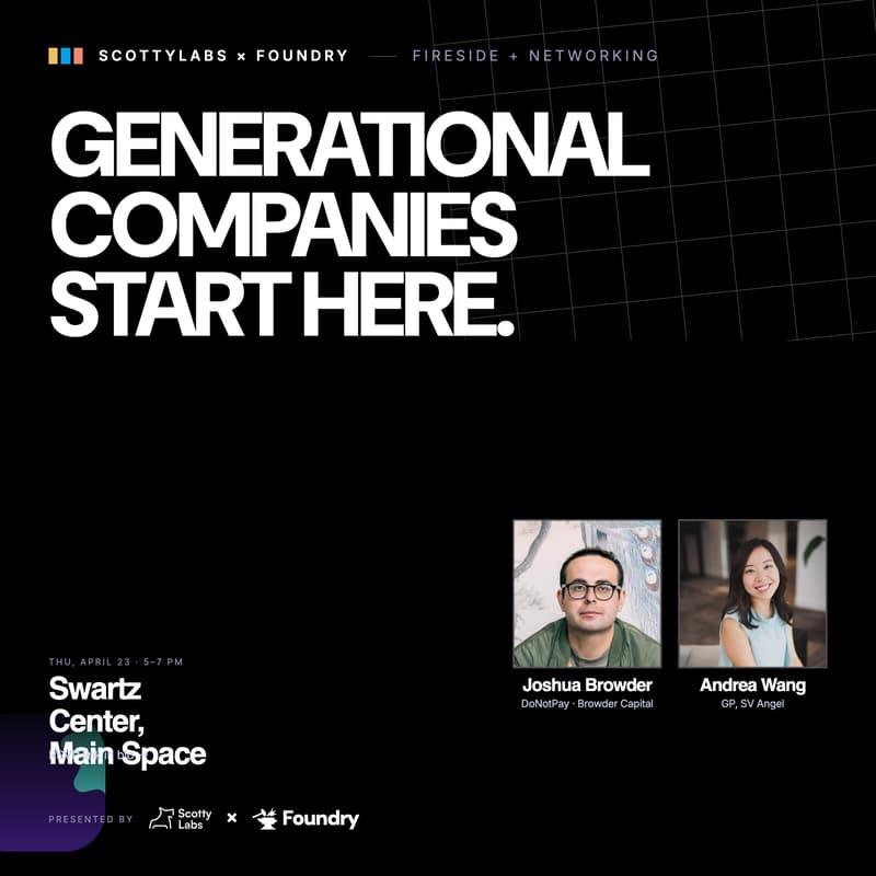 Cover Image for Browder Capital and SV Angel Fireside Chat by ScottyLabs Foundry