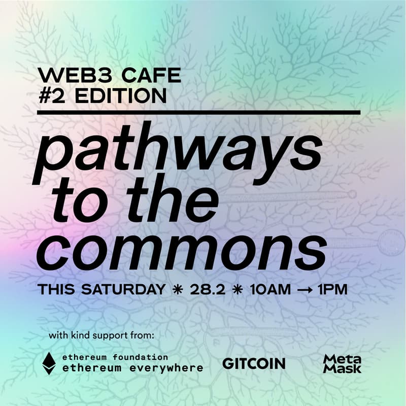 Cover Image for ✧.* Web3 Café #2: Caminhos para o Comum