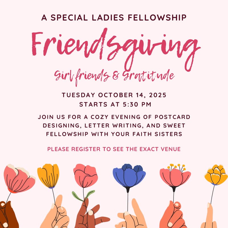 Cover Image for Ladies Fellowship: Friendsgiving Edition