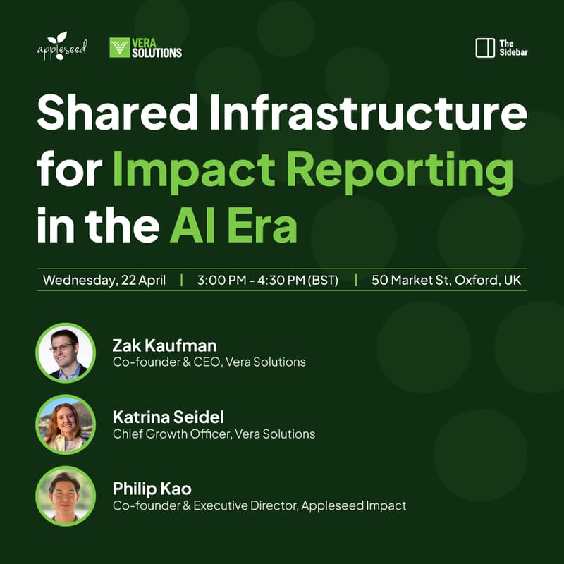 Cover Image for Shared Infrastructure for Impact Reporting in the AI Era