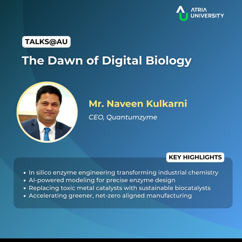 Foto de portada de Talks@AU | The Dawn of Digital Biology