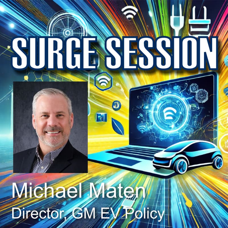 Cover Image for U-M EV Center Surge Session Webinar w/Michael Maten, GM