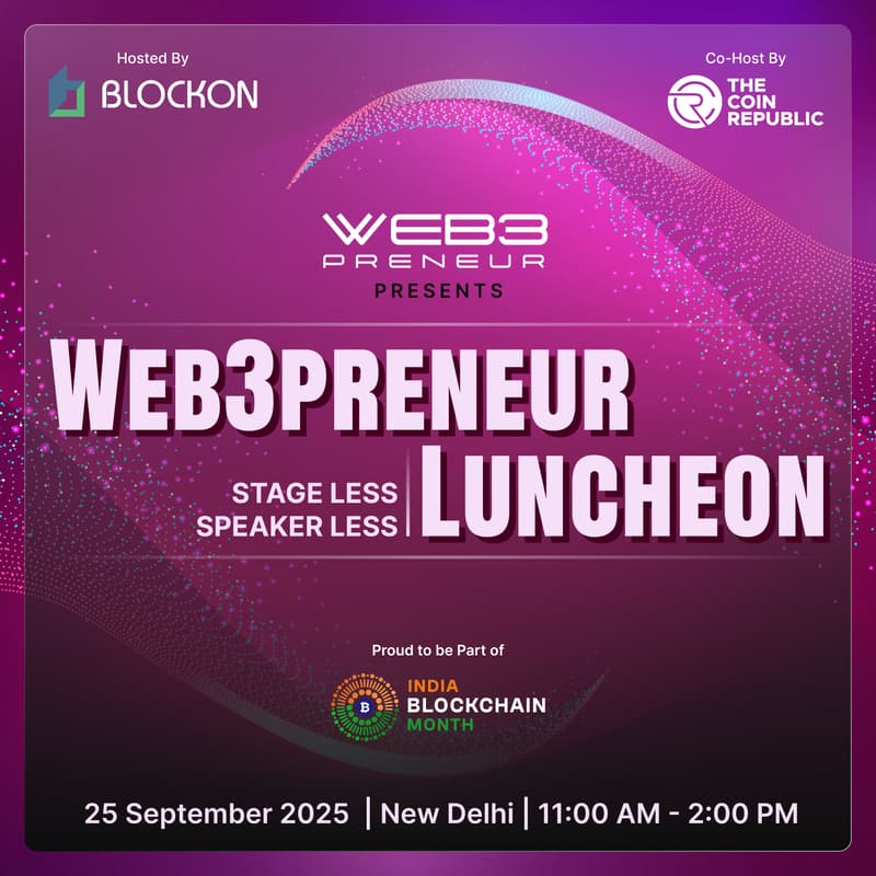 Cover Image for Web3preneur Luncheon - India Blockchain Month 2025 Edition