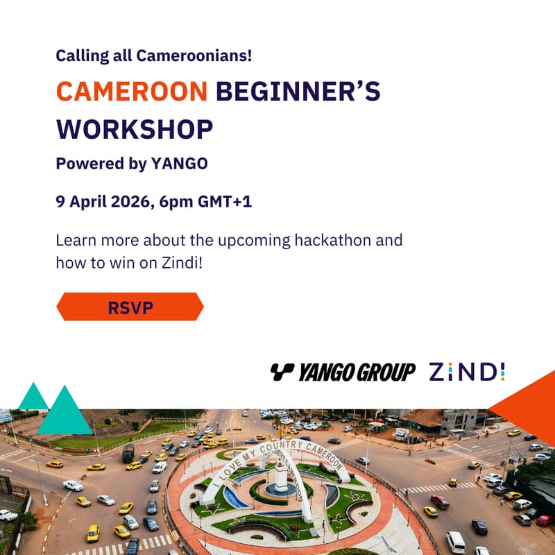 Cover Image for Cameroon Beginner’s Workshop, powered by Yango