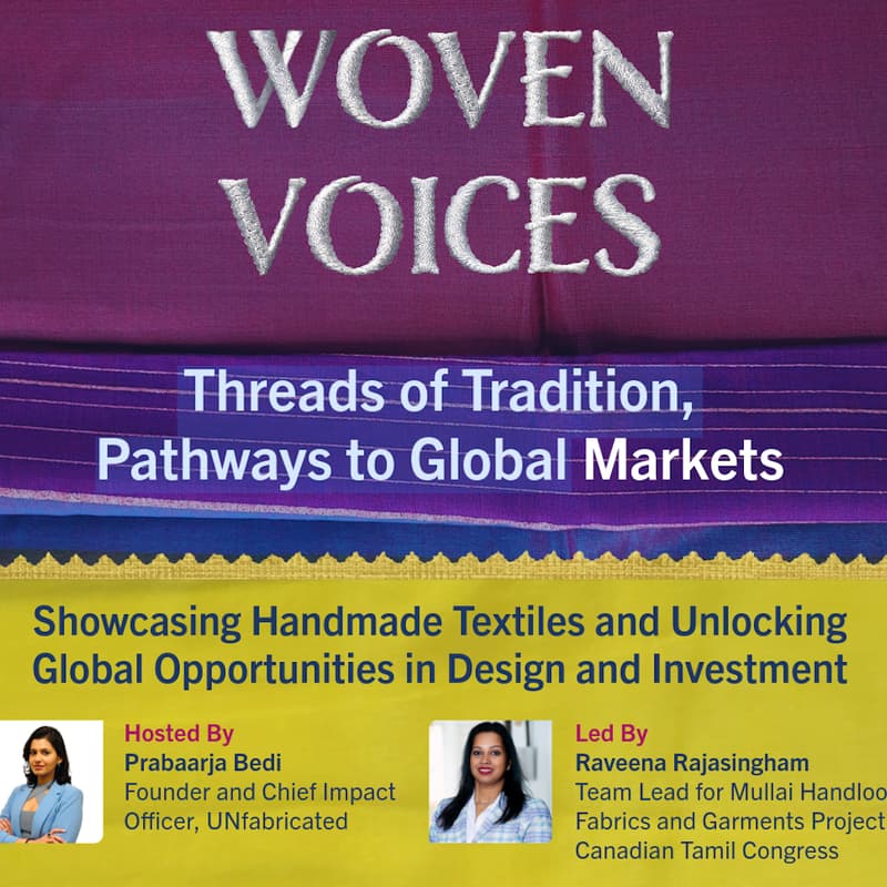 Cover Image for Woven Voices - Threads of Tradition, Pathways to Global Markets