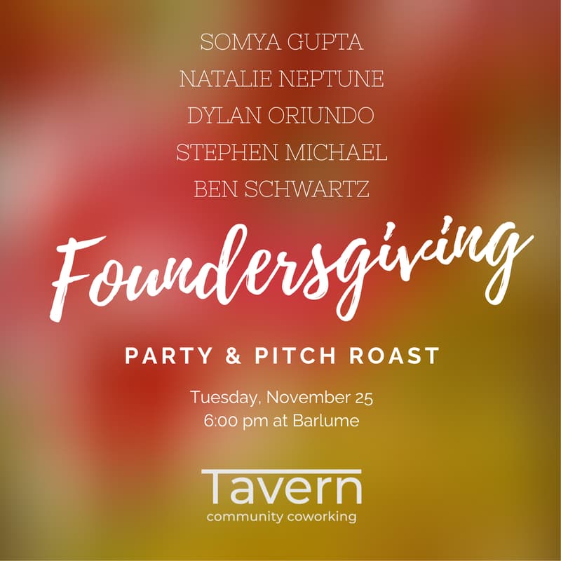 Cover Image for Foundersgiving Party & Pitch Roast
