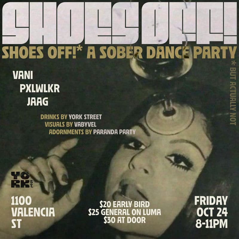 Cover Image for SHOES OFF! a sober dance party