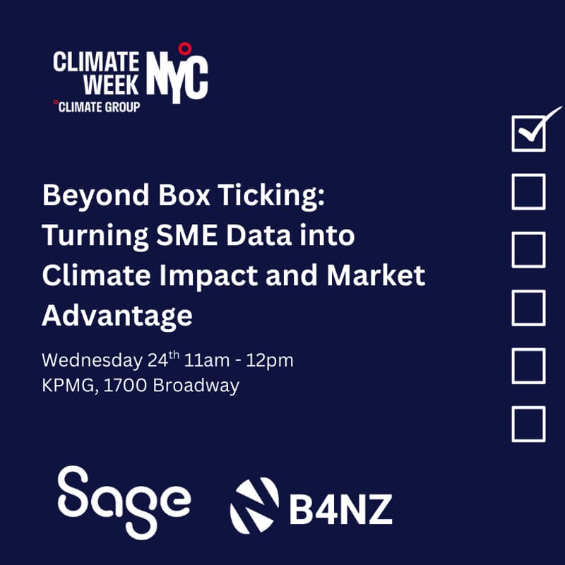 Cover Image for Beyond Box-Ticking: Turning SME Data into Climate Impact and Market Advantage
