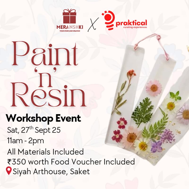Cover Image for Paint 'n' Resin : Workshop By Meranshki