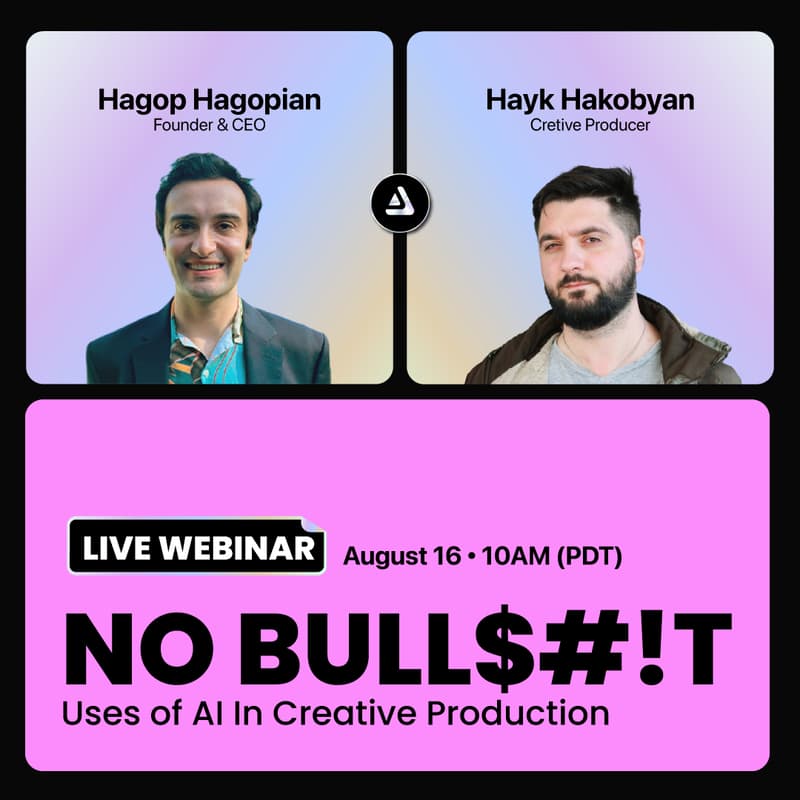 Cover Image for NO B*S! Uses of AI in Creative Production