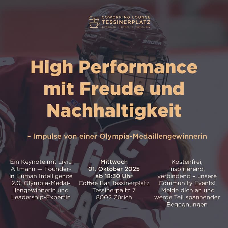 Titelbild für High Performance mit Freude und Nachhaltigkeit — Impulse von einer Olympia-Medaillengewinnerin