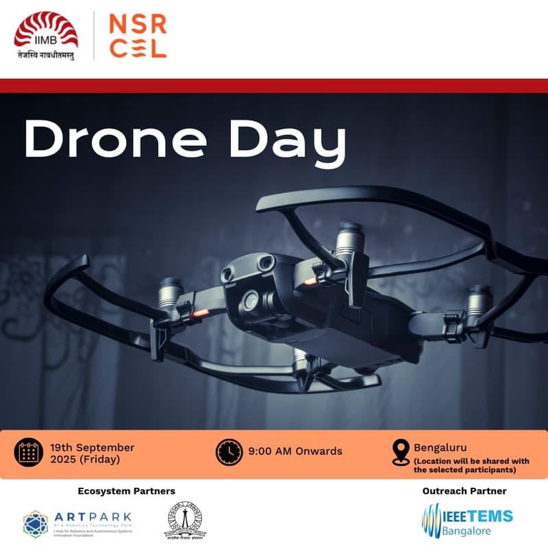 Cover Image for Drone Day | NSRCEL (Invite Only)
