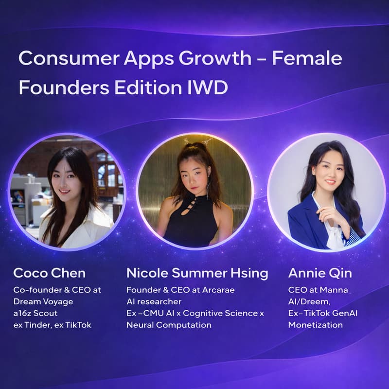 Cover Image for Consumer App Growth Playbook — Female Founders Edition