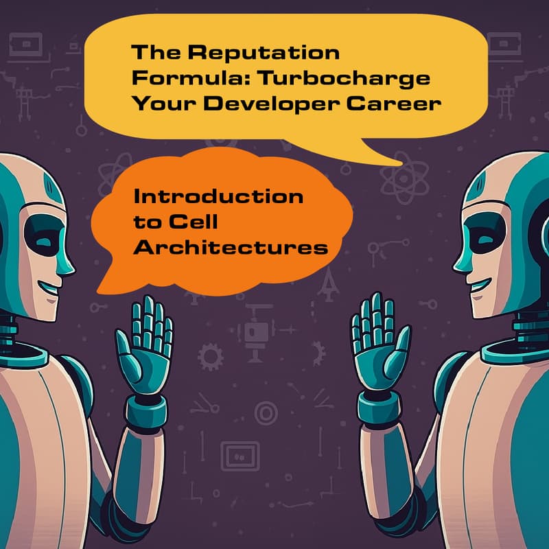 Cover Image for Two talks FTW! 1: Dev Career Boost. 2: Cell Architecture