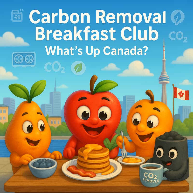 Cover Image for Carbon Removal Breakfast Club – What's Up, Canada? 🇨🇦🌱