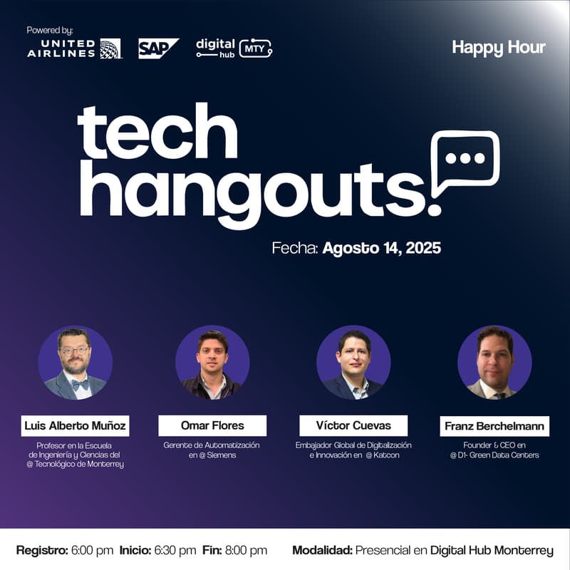 Cover Image for Tech Hangout: Conectando Estrategia y Tecnología para la Nueva Era Industrial