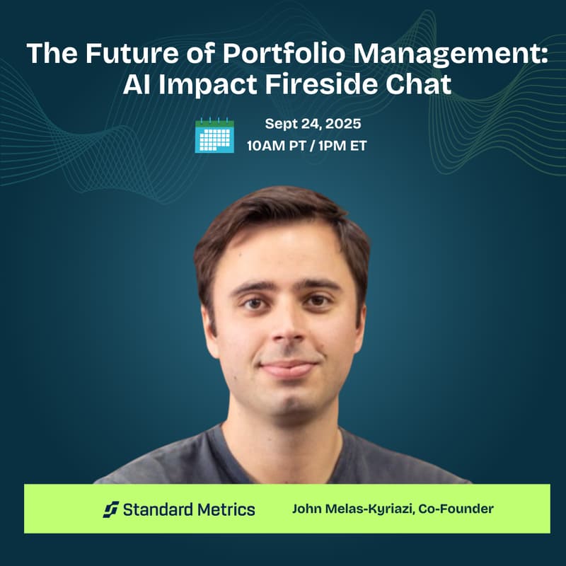 Cover Image for The Future of VC Portfolio Management: AI’s Impact with Standard Metrics
