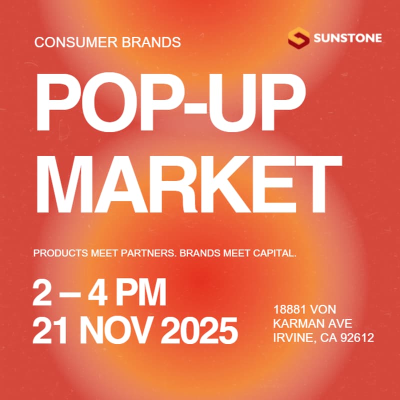 Cover Image for SUNSTONE CONSUMER BRANDS POP-UP MARKET