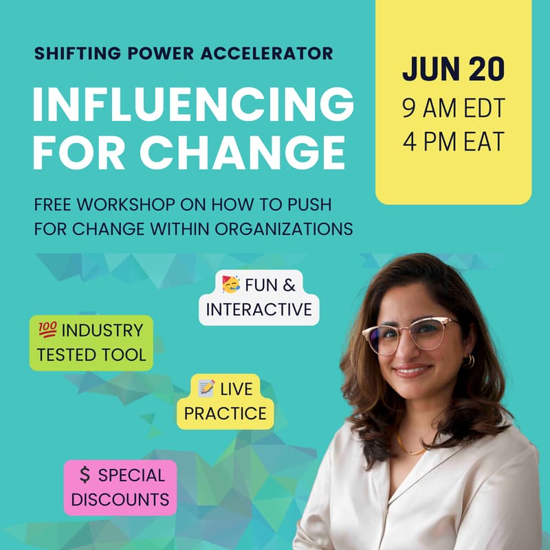 Cover Image for Influencing for Change Workshop (Free)