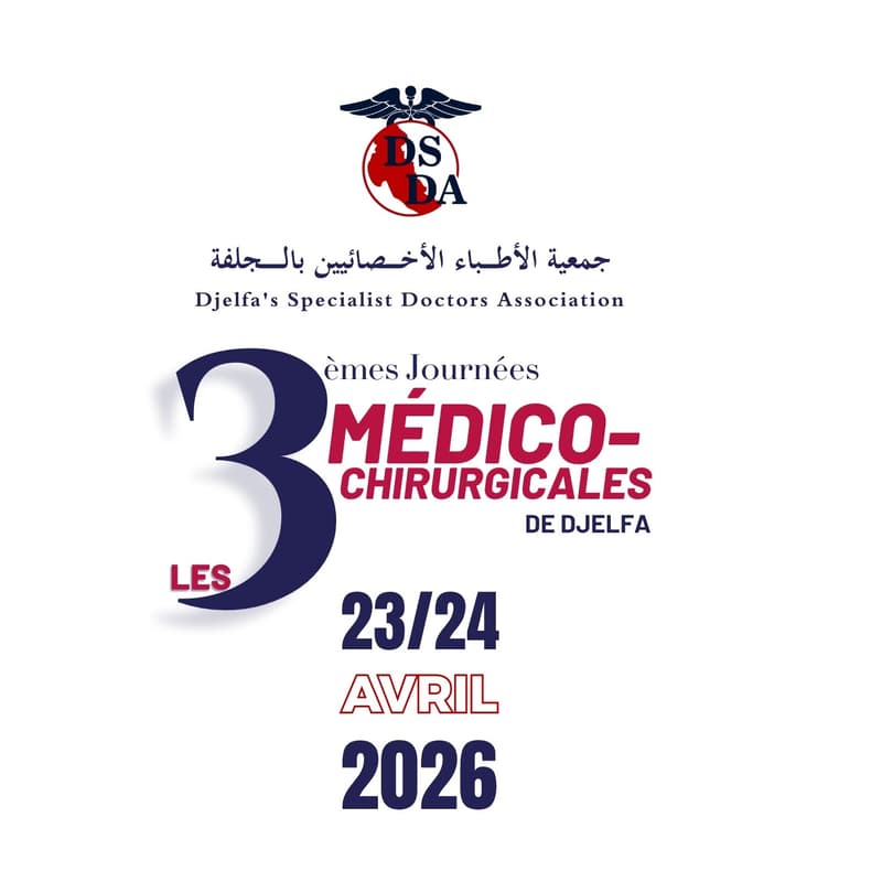 Cover Image for les 3ᵉ Journées Médico-Chirurgicales de Djelfa