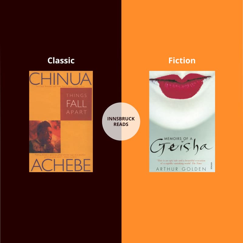 Cover Image for Monthly Monday Meetup: Things Fall Apart + Memoirs of a Geisha