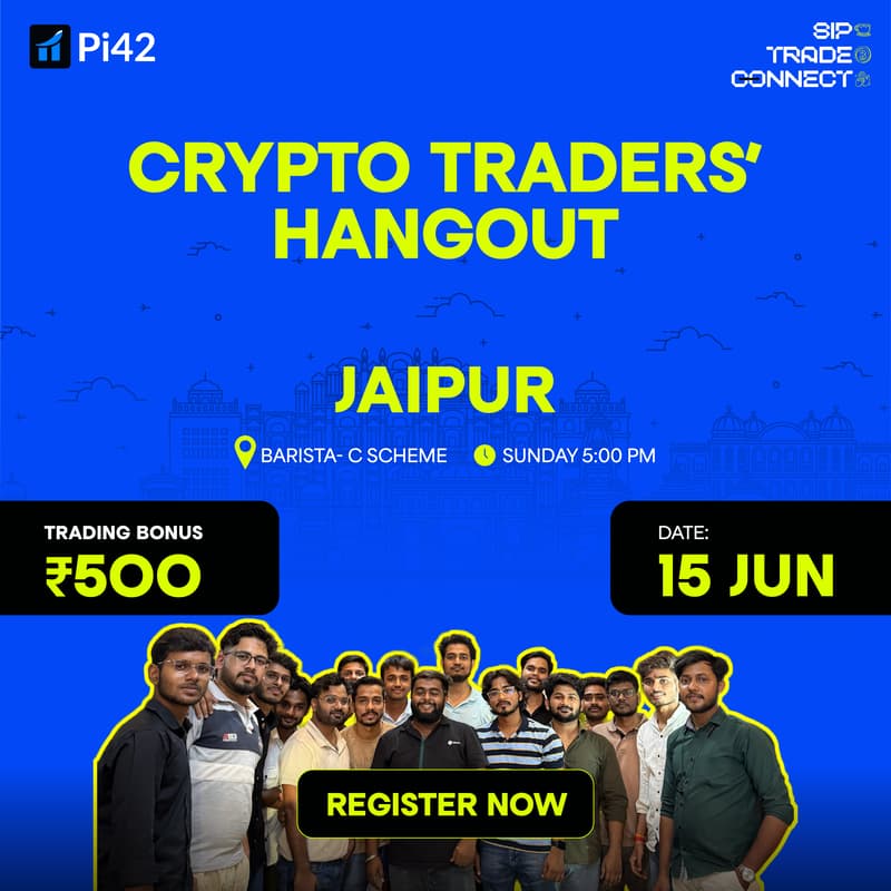 Cover Image for Pi42 Crypto Tradersβ Hangout - Jaipur