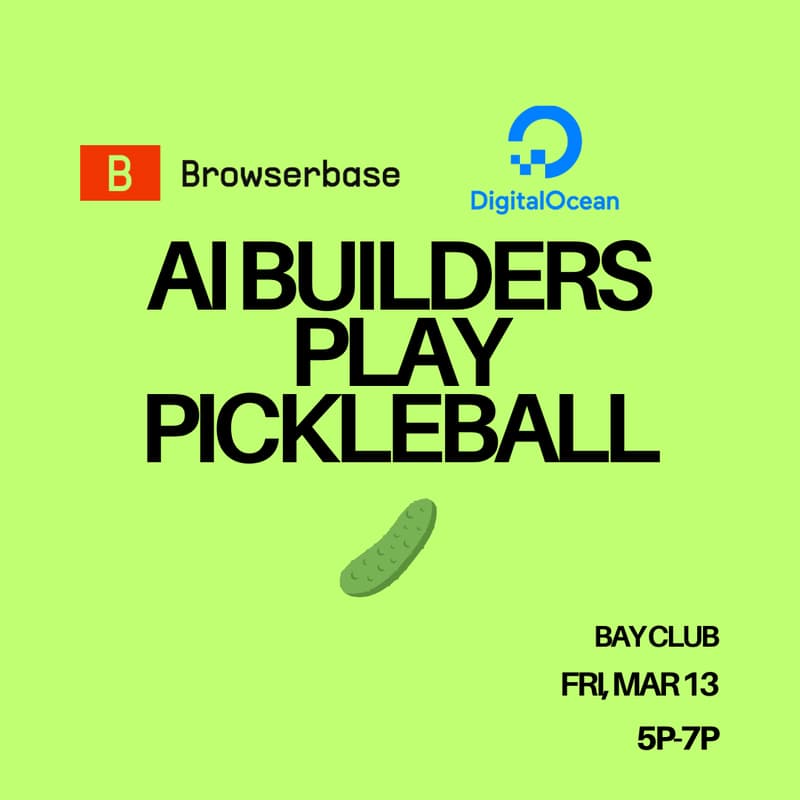 Cover Image for AI Builders Play Pickleball