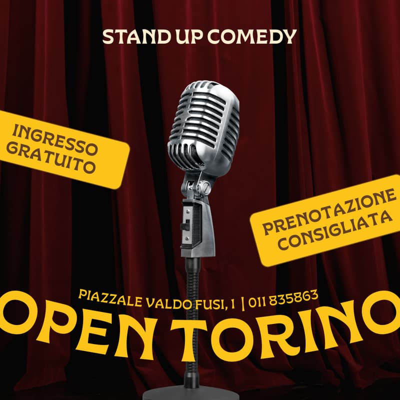 Cover Image for Stand up comedy - OPEN MIC