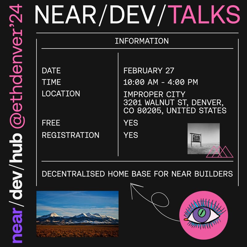 Cover Image for NEAR/DEV/TALKS