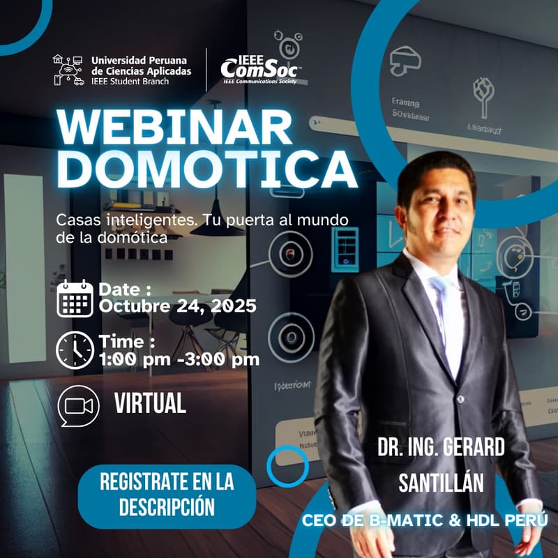Cover Image for WEBINAR INTRODUCCIÓN A LA DOMOTICA