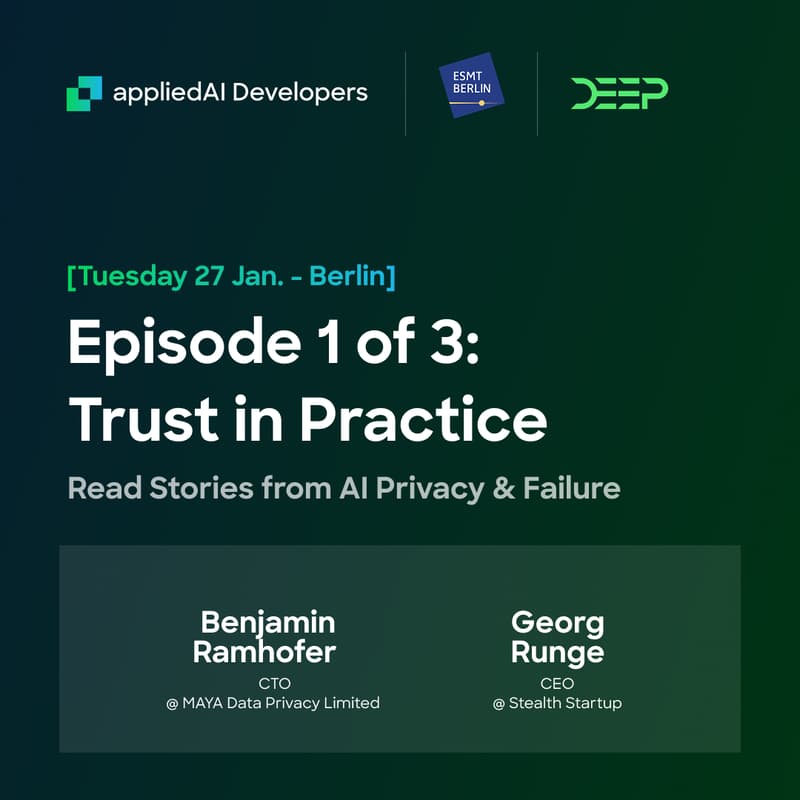 Cover Image for appliedAI Developers Meetup @ Berlin