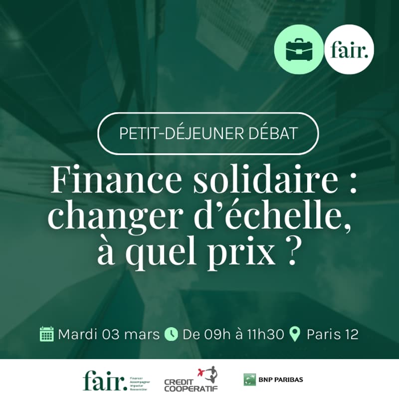 Cover Image for Finance solidaire : changer d'échelle, à quel prix ?