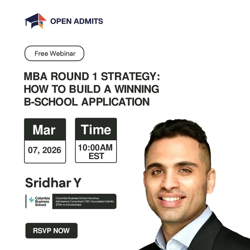 Cover Image for MBA Round 1 Strategy: How to Build a Winning B-School Application