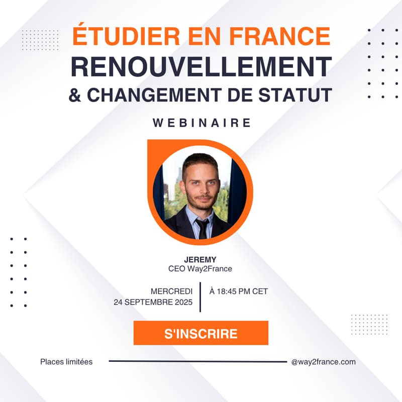 Cover Image for Étudier en France, renouvellement et changement de statut