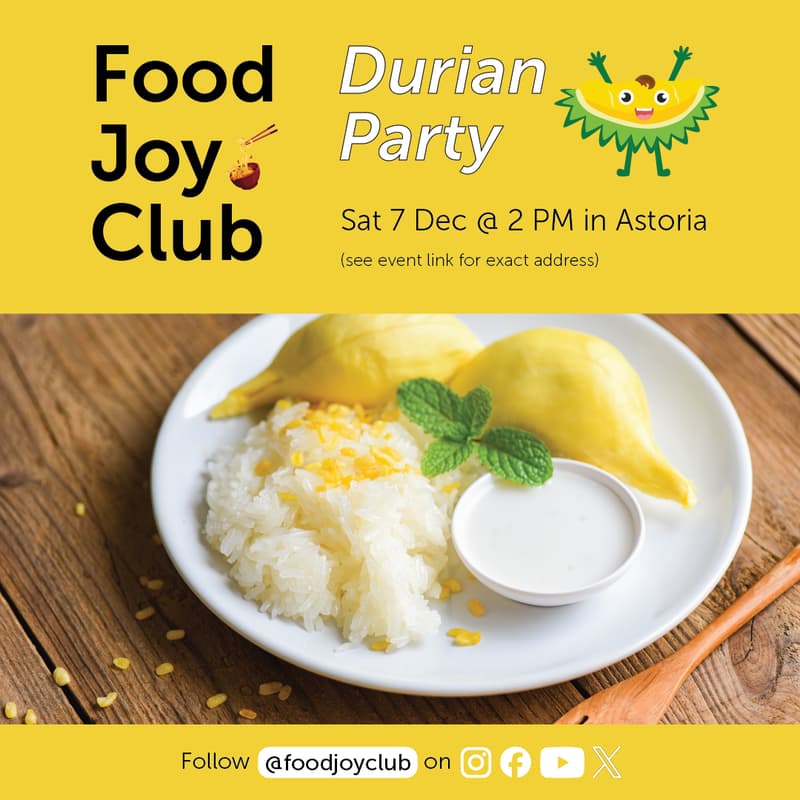 Cover Image for Food Joy Durian Party!