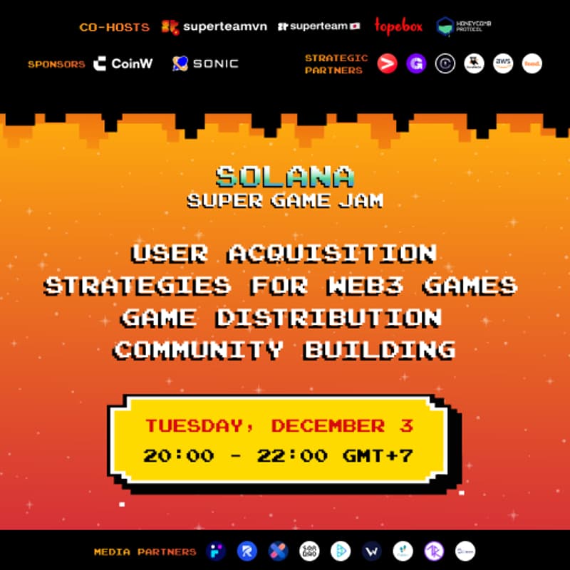 Cover Image for [2024 Game Jam] User Acquisition Strategies for Web3 Games + Game Distribution + Community Building