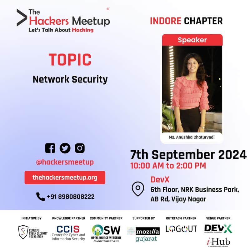 The Hackers Meetup Indore · Luma