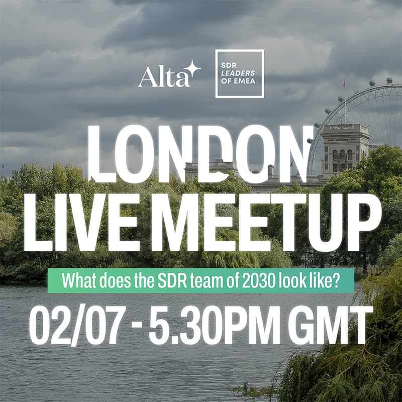 Cover Image for London: SDR Leaders of EMEA Summer Meet up