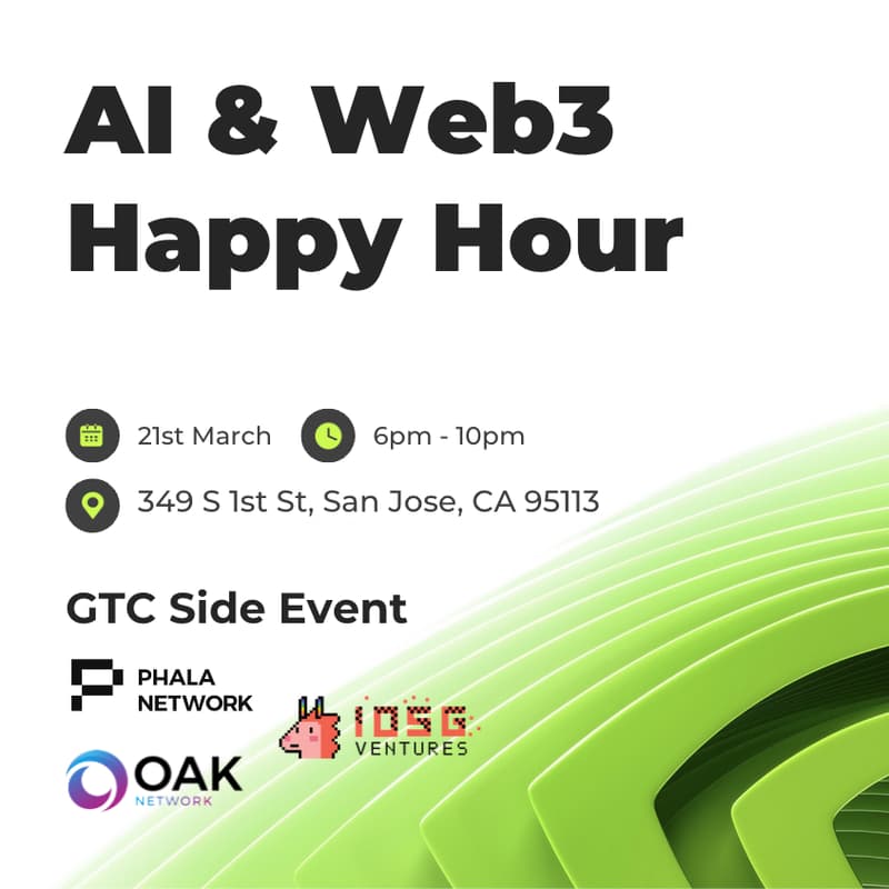 Cover Image for AI & Web3 Happy Hour  @GTC