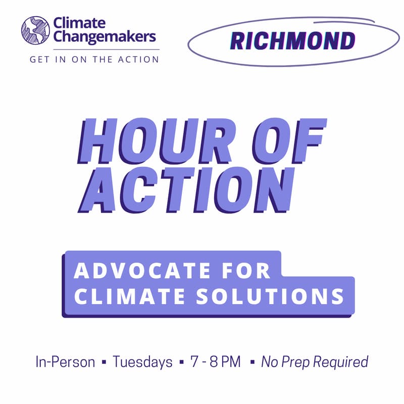 Cover Image for Climate Changemakers RVA Hour of Action
