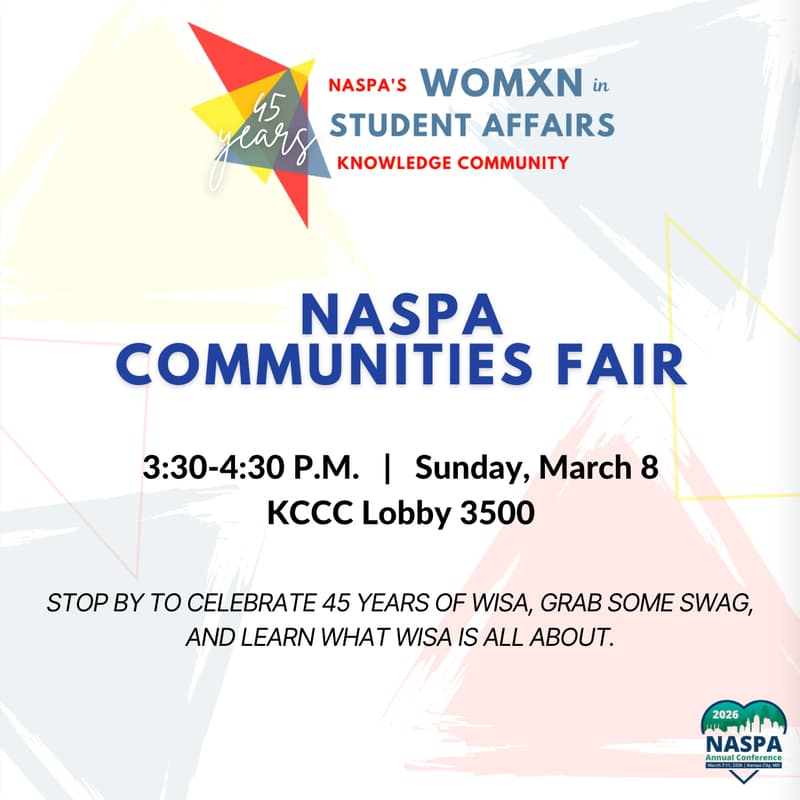 Cover Image for NASPA Communities Fair