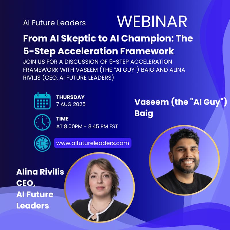 Cover Image for From AI Skeptic to AI Champion: The 5-Step Acceleration Framework