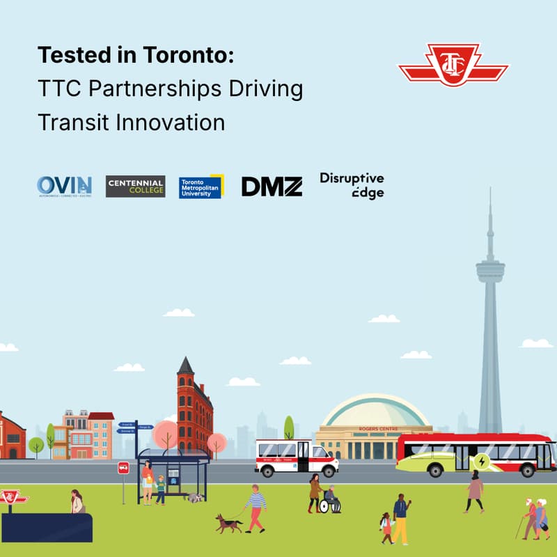 Cover Image for Tested in Toronto: TTC Partnerships Driving Transit Innovation