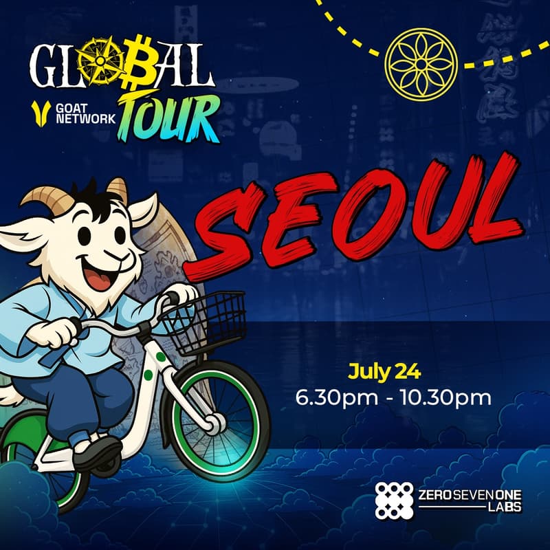 Cover Image for 🐐 GOAT Global Tour – Seoul VIP Founder Dinner