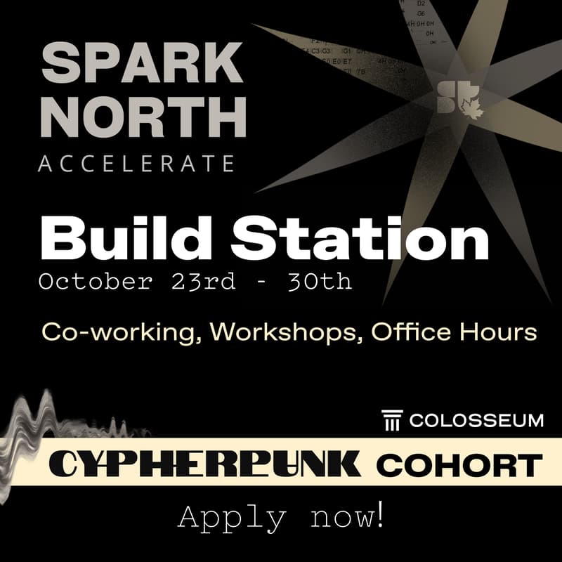Cover Image for Spark North: Build Station — Toronto (Oct 23–30)